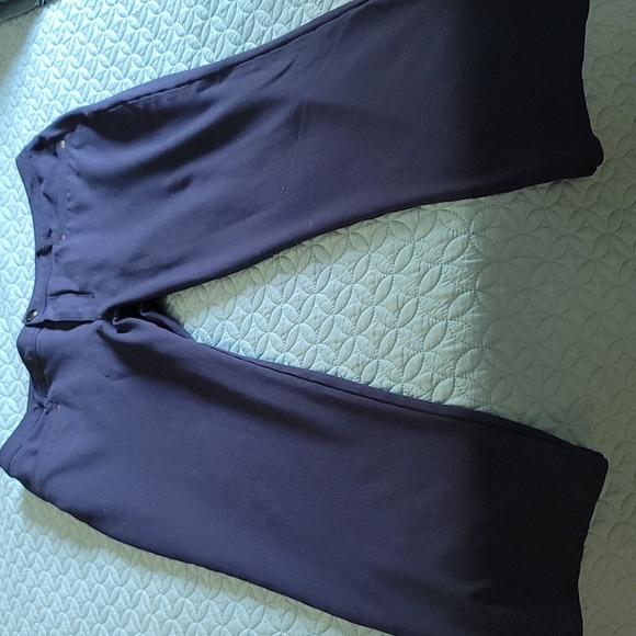 C&B Signature Sliming Pants Size 14 Short Navy Blue - Picture 1 of 8